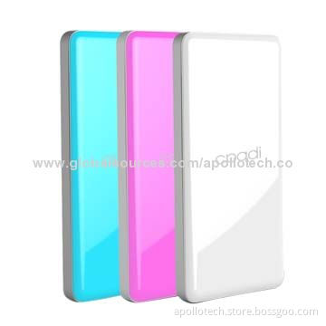 12,000mAh Travel Chargers with 5V/1A Input, 5V/2A Output, 6-7 Hours Charging Time